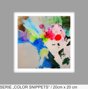 SERIE „COLOR SNIPPETS“ / 20cm x 20 cm